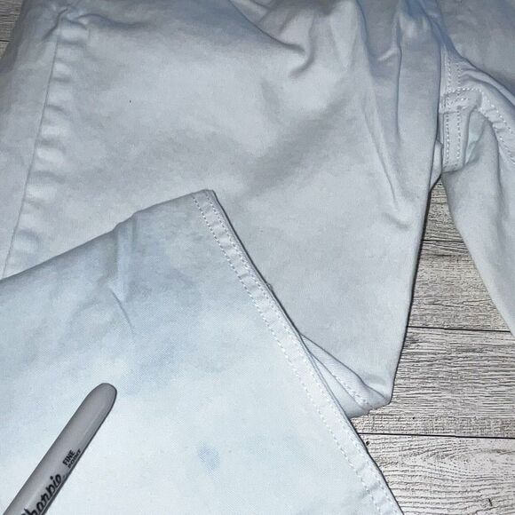 Oh Baby Maternity Jeans Size Medium 8 Secret‎ Fit Belly Cropped White - Picture 6 of 10